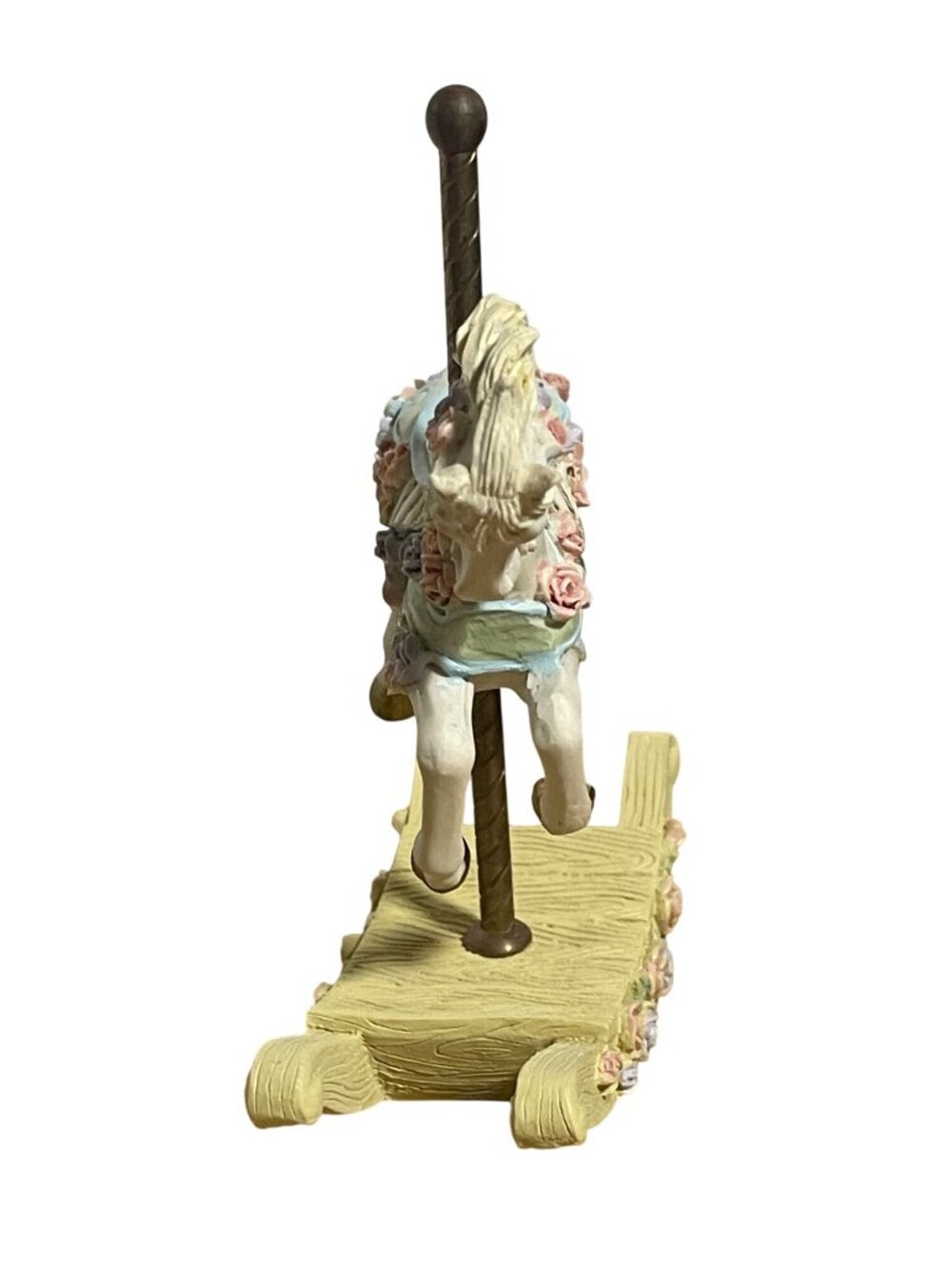 Carousel Horse Figurine Collectible Vintage 90s Polyresin - Picture 3 of 9